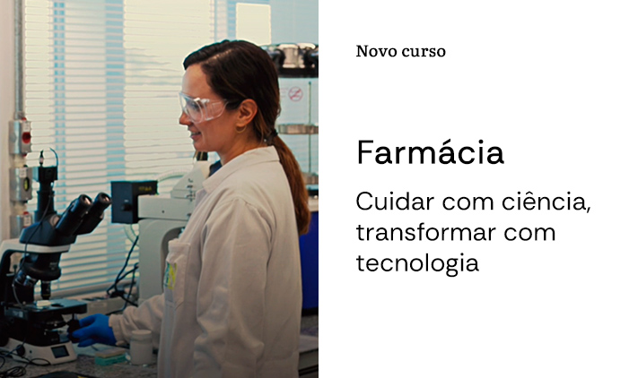 Novo curso: Farmácia