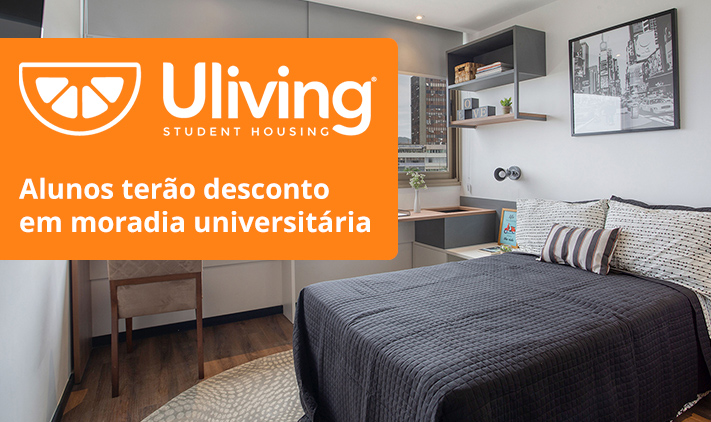 Parceria Uliving - Desconto em moradia universitária para alunos!