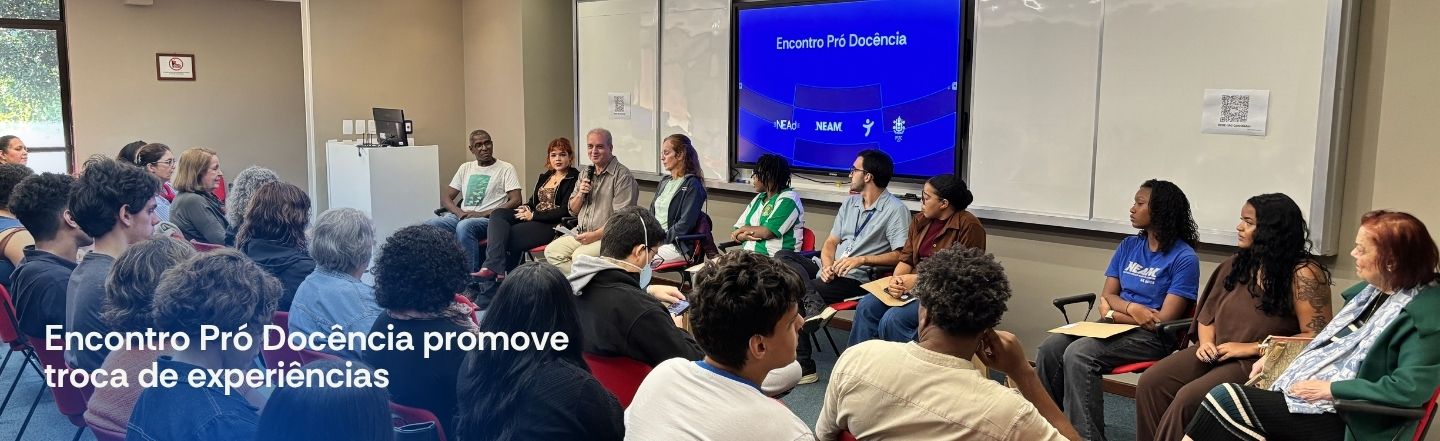 Encontro Pró Docência promove troca de experiências entre bolsistas Pró Licenciatura e estudantes dos projetos sociais da PUC-Rio