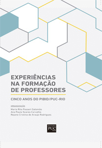 Capa do livro Experiências na formação de professores: cinco anos do PIBID PUC-Rio