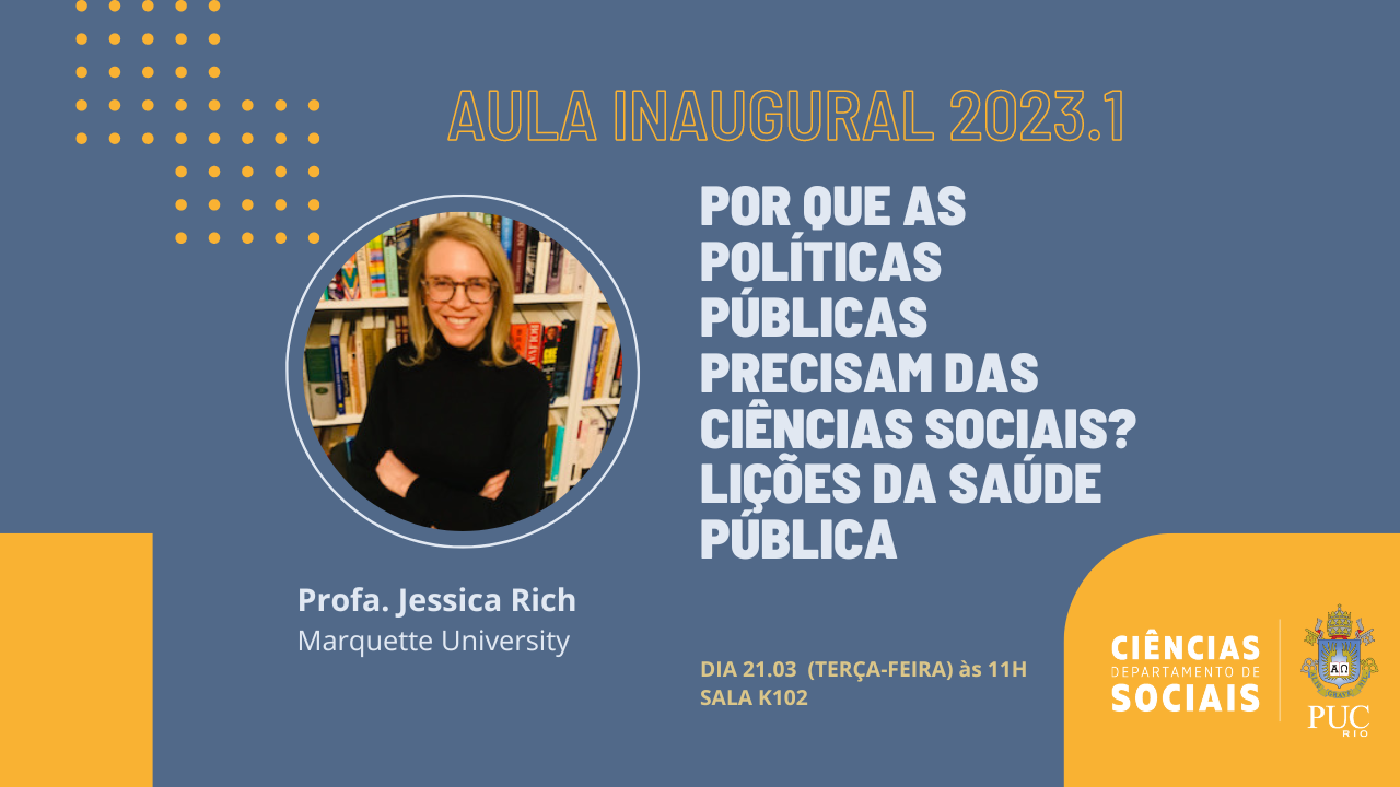 Imagem de divulgação da aula do Depto. de Ciências Sociais