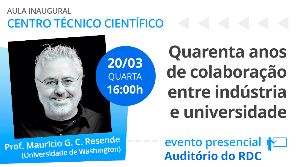 Imagem de divulgação da aula do Centro Técnico Científico