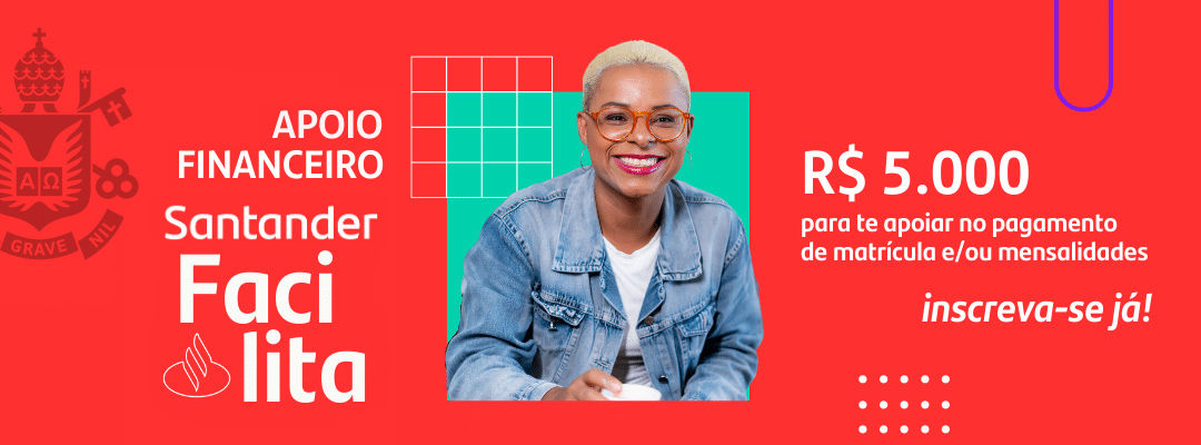 Banner de divulgação do programa Santander Facilita