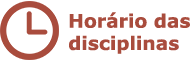 Horário das disciplinas