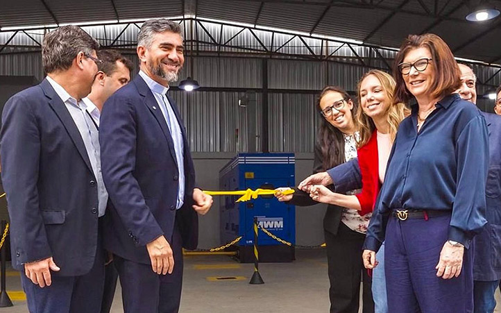 Foto da inauguração