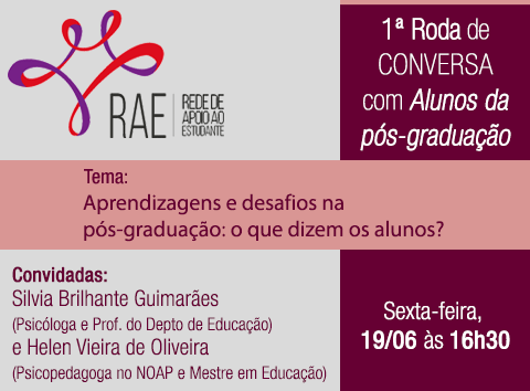 1ª Roda de Conversa com Alunos de Pós-Graduação