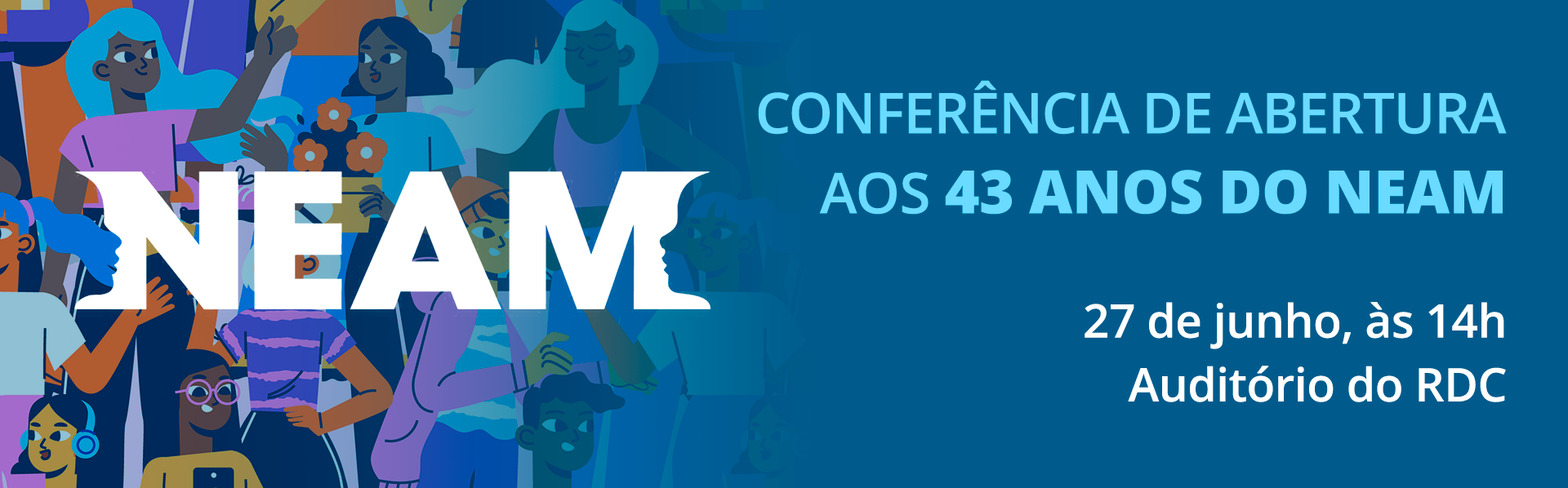 Banner de divulgação do evento